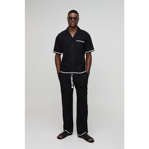 Ensemble oversize à bordures contrastantes - S - Boohooman - Modalova