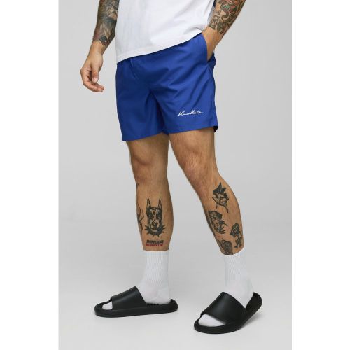 Short de bain large mi-long - S - Boohooman - Modalova