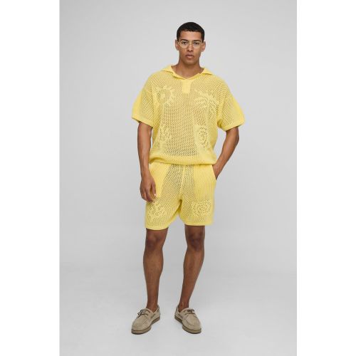Ensemble oversize imprimé en maille - S - Boohooman - Modalova