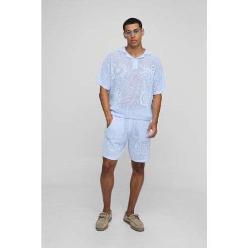 Ensemble oversize imprimé en maille - S - Boohooman - Modalova