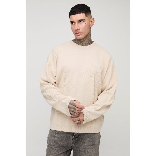 Tall - Pull oversize à imprimé gothique - 2XL - Boohooman - Modalova