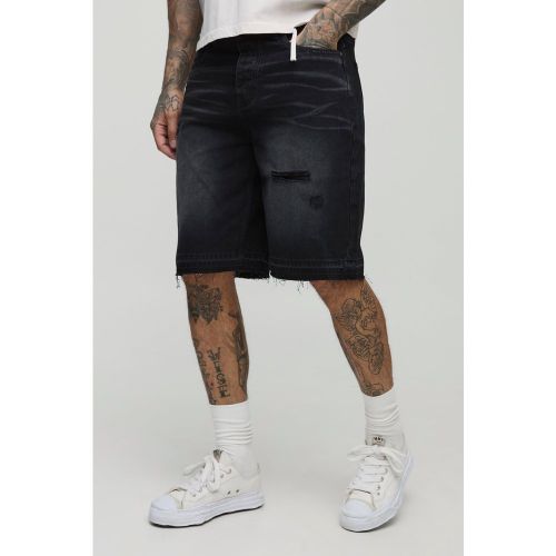 Tall - Short en jean à déchirures - 30 - Boohooman - Modalova