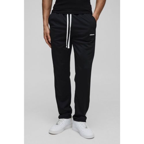 Jogging en maille à logo contrastant - Ofcl - S - Boohooman - Modalova