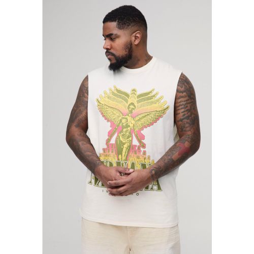 Grande taille - Débardeur à imprimé Nirvana homme - 2XL - Boohooman - Modalova