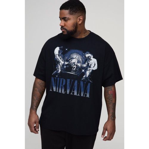 Grande taille - T-shirt à imprimé Nirvana - 2XL - Boohooman - Modalova