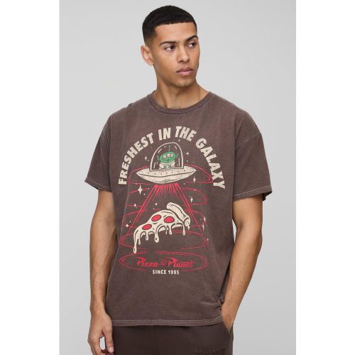 T-shirt oversize délavé à imprimé Disney - S - Boohooman - Modalova