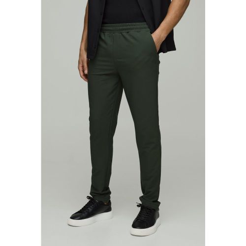 Pantalon slim technique à taille élastiquée - S - Boohooman - Modalova