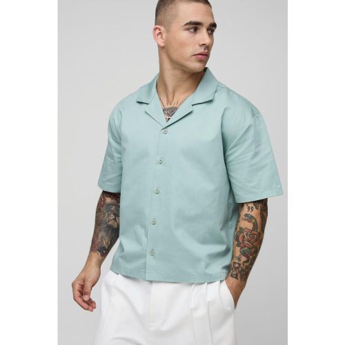 Chemise oversize imprimée à manches courtes - S - Boohooman - Modalova