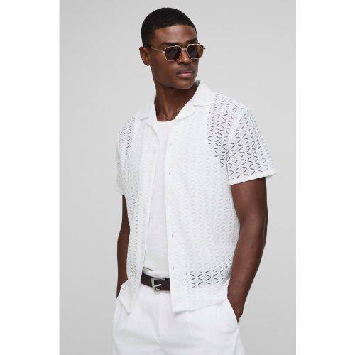 Chemise à imprimé géométrique - S - Boohooman - Modalova