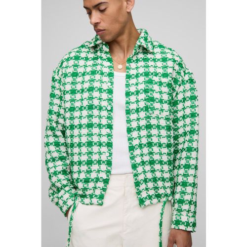 Surchemise oversize à carreaux - S - Boohooman - Modalova