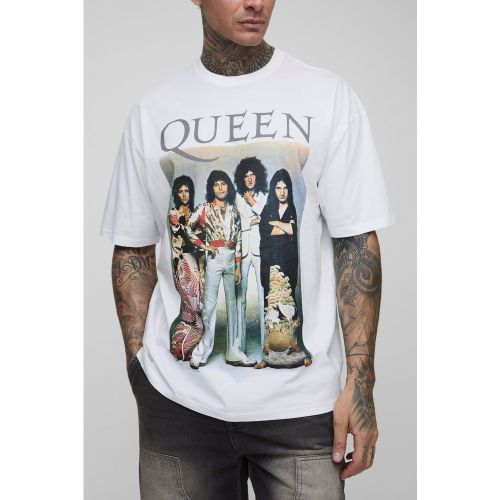 Tall - T-shirt oversize à imprimé Queen - 2XL - Boohooman - Modalova
