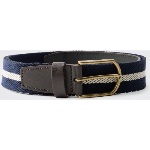 Ceinture rayée en synthétique - S - Boohooman - Modalova
