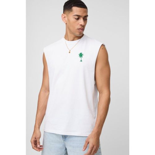 Débardeur oversize à imprimé palmier - S - Boohooman - Modalova