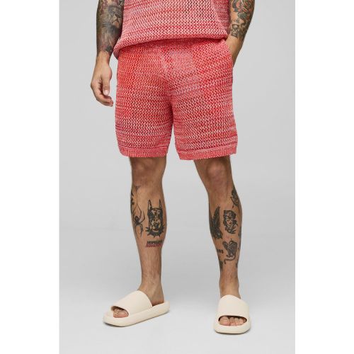 Short large en maille torsadée - S - Boohooman - Modalova