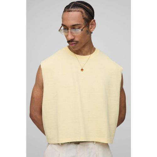 Sweat oversize rétréci en jersey - S - Boohooman - Modalova