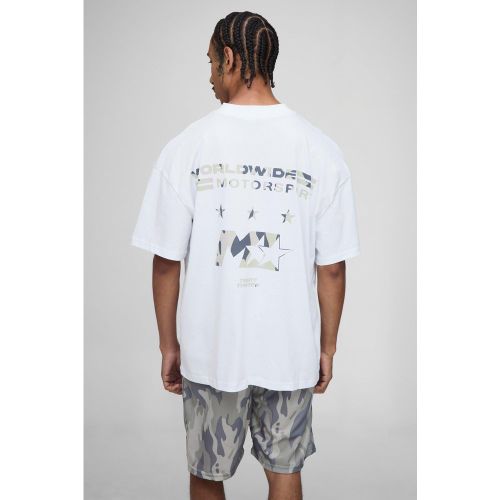 Ensemble oversize à imprimé camouflage - S - Boohooman - Modalova