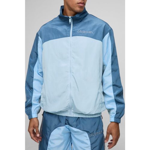Veste de survêtement color block - MAN - S - Boohooman - Modalova