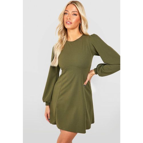 Robe Patineuse Effet Bustier À Manches Tombantes - 36 - boohoo - Modalova