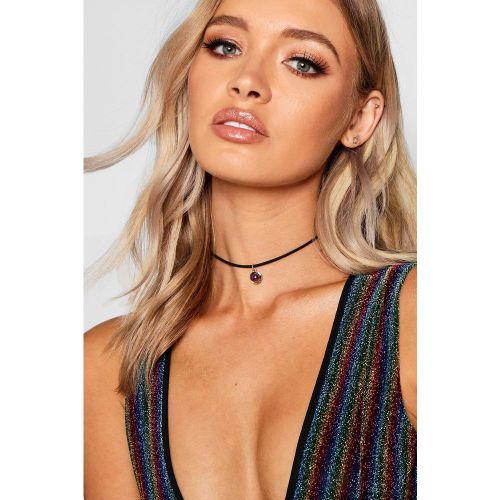 Collier Ras-Du-Cou Holographique - Taille Unique - boohoo - Modalova