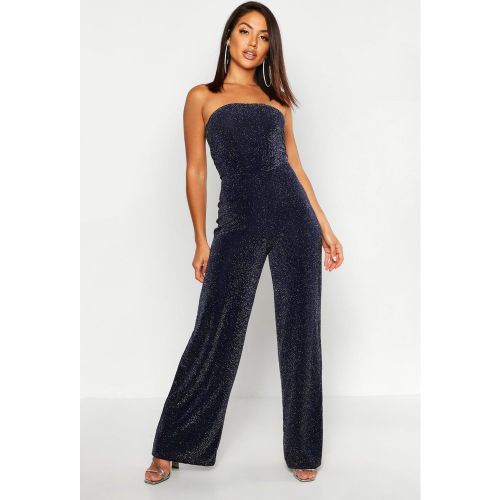 Combinaison Large Pailletée Sans Bretelles - 46 - boohoo - Modalova