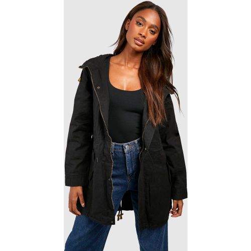 Imperméable À Capuche - 36 - boohoo - Modalova