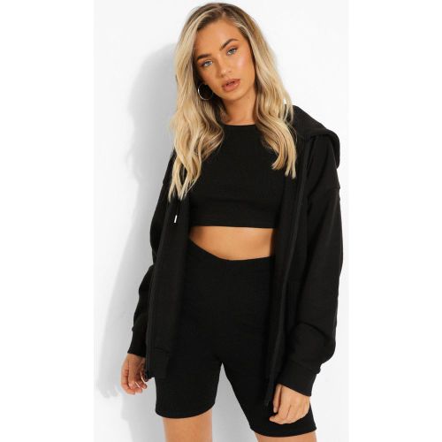 Sweat À Capuche Zippé Oversize - S - boohoo - Modalova
