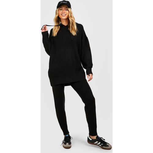 Ensemble En Maille Duveteuse Avec Sweat À Capuche Et Jogging - S - boohoo - Modalova