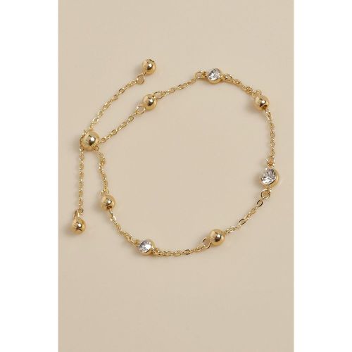Bracelet Doré À Strass - One Size - boohoo - Modalova