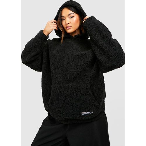 Sweat À Capuche Oversize En Polaire - L - boohoo - Modalova