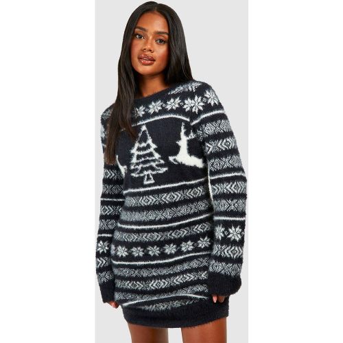 Robe Pull De Noël Douce - L - boohoo - Modalova