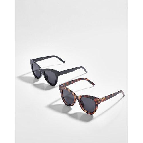 Lot De 2 Lunettes De Soleil Oversize - One Size - boohoo - Modalova