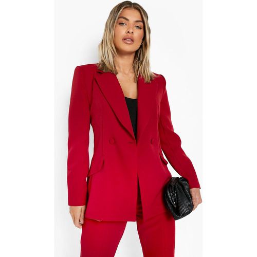 Blazer Ajusté À Décolleté Plongeant - 42 - boohoo - Modalova