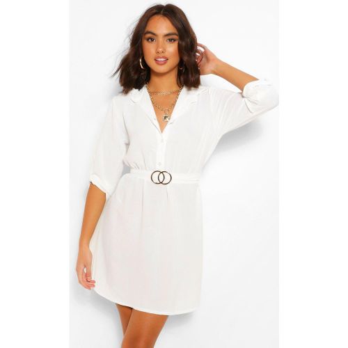 Robe Chemise À Ceinture - 44 - boohoo - Modalova