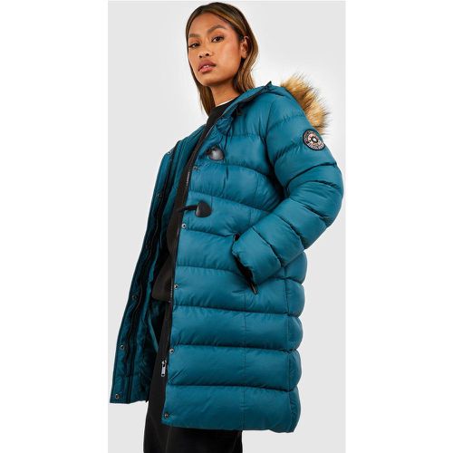 Parka À Capuche En Fausse Fourrure - boohoo - Modalova