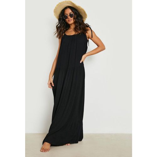 Robe De Plage Longue Texturée - L - boohoo - Modalova