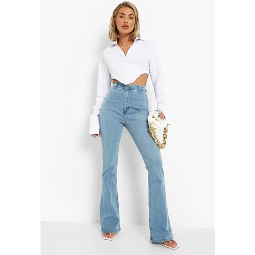 Jean Flare Effet Push-Up Coupe Skinny - 34 - boohoo - Modalova