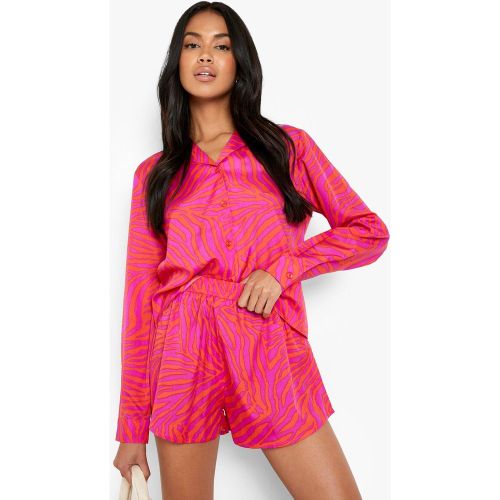 Ensemble Avec Chemise Zébrée Et Short - 36 - boohoo - Modalova