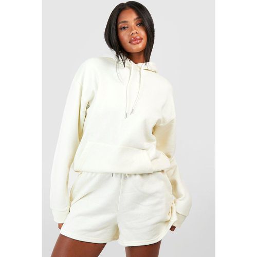 Ensemble De Survêtement En Coton Reel - Blanc Écru - S, Blanc Écru - boohoo - Modalova