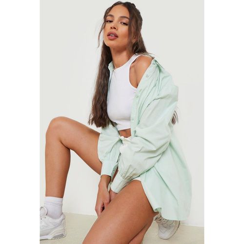 Chemise Oversize En Coton - boohoo - Modalova