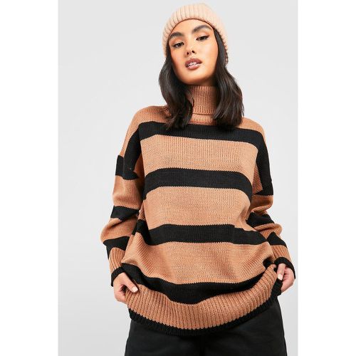 Pull Oversize En Maille À Rayures - boohoo - Modalova