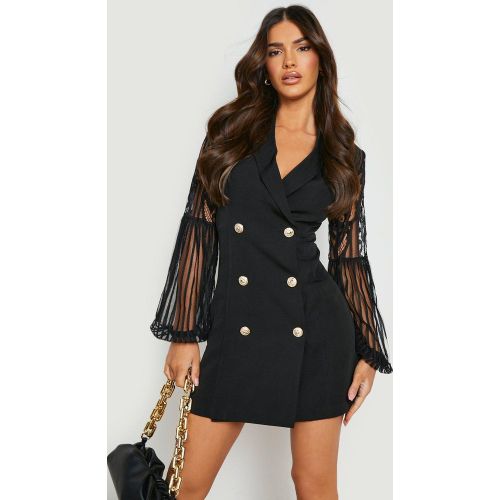 Robe Blazer En Dentelle - 40 - boohoo - Modalova