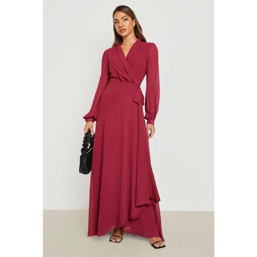 Robe Portefeuille À Ceinture - 36 - boohoo - Modalova