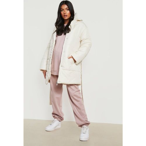 Maternité - Parka De Grossesse Matelassée À Capuche En Synthétique - 36 - boohoo - Modalova