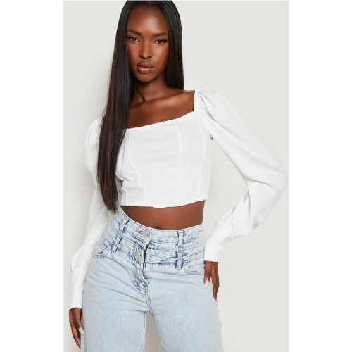 Corset À Manches Bouffantes - 42 - boohoo - Modalova
