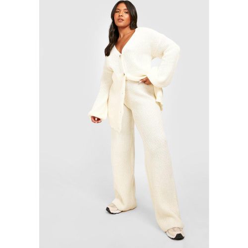 Grande Taille - Ensemble En Maille Épaisse - 44 - boohoo - Modalova