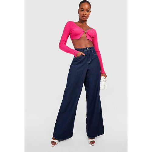 Tall" - Jean Large Taille Haute - boohoo - Modalova