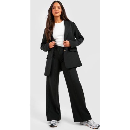 Blazer De Tailleur À Bouton Contrastant - 40 - boohoo - Modalova