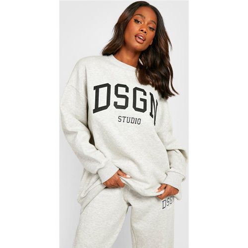 Sweat Oversize À Slogan Dsgn Studio - S - boohoo - Modalova