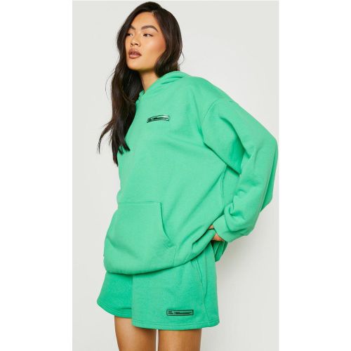 Ensemble De Survêtement À Inscription Avec Sweat À Capuche Et Short - S - boohoo - Modalova