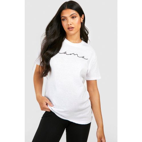 Maternité - T-Shirt De Grossesse À Slogan Mama - 38 - boohoo - Modalova